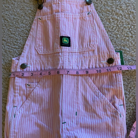 Pink Striped Overalls John Deere - Picture 9 of 9